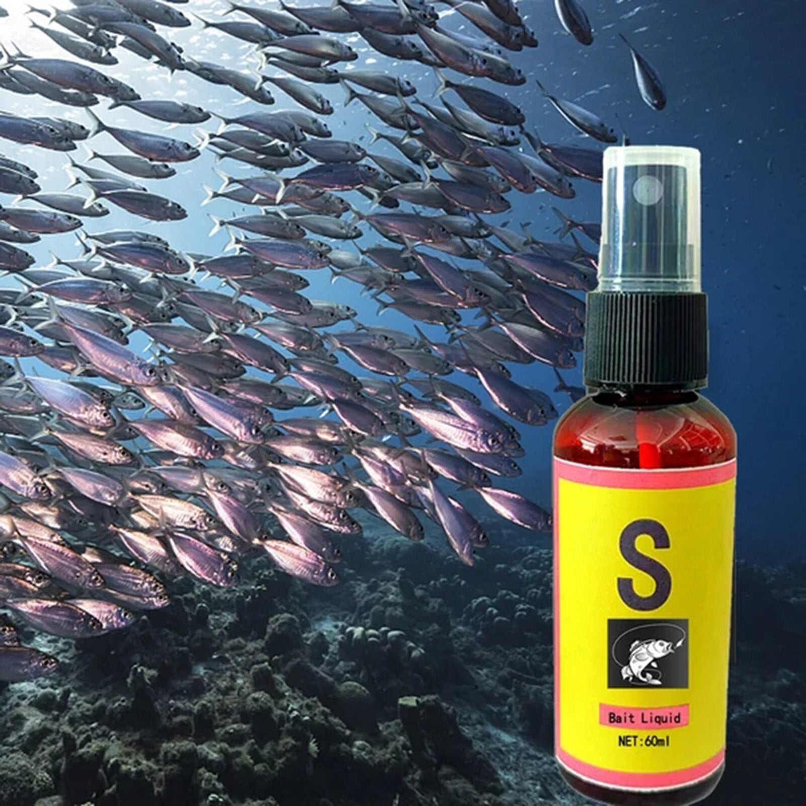 Attractant liquide pour appâts de pêche | 1 + 1 Gratuit